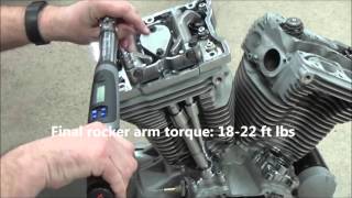 TC88 Series 21 How to install Harley rocker boxes amp gaskets BONUS How to bleed down lifters [upl. by Leesa]