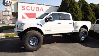 F350 Raptor on 46s Sintor and Chases New 700hp Car [upl. by Thill434]