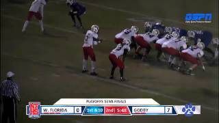 West Florida 5 Adarius Purifoy 5yd TD on QB keeper [upl. by Fanny]