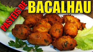 Receita de Pastéis de Bacalhau  Pasteis de Bacalhau Receita Tradicional Portuguesa [upl. by Euqinay363]