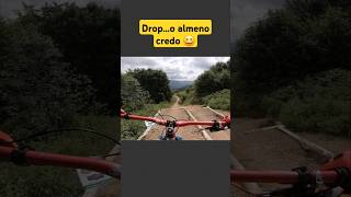 DROPo almeno credo 😆🤙mtb jump enduro downhill bikepark mtblove shorts cycling bike [upl. by Ahselef]