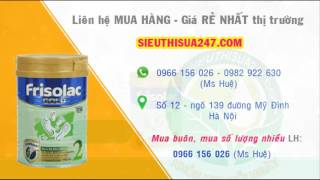 Friso Gold 2 Sữa Friso Gold 2 dành cho trẻ 6  12 tháng cho bé khỏe mạnh từ bên trong [upl. by Ived]