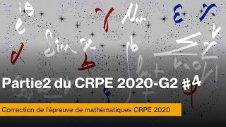 Correction de lépreuve de mathématiques session 2020 Groupement 2 4 [upl. by Anesuza675]