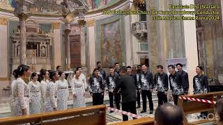 EXSULTATE DEO  Scarlatti  BAVE Chamber Choir at the 13th Musica Eterna Roma 2024 [upl. by Elyssa]