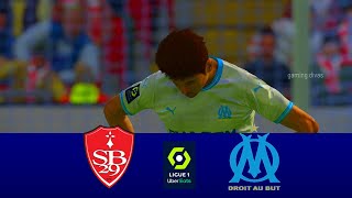 Brest vs Marseille Résumé et Buts  Ligue 1 202425 [upl. by Goar773]