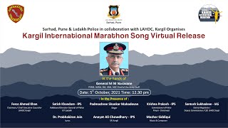 Kargil International Marathon Song Virtual Release  Sarhad Music [upl. by Jilleen]