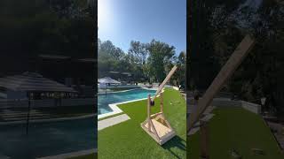 Backyard Trebuchet Build trebuchet [upl. by Katushka]