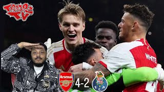 Arsenal 10 Porto 42 Penalties  Troopz Match Reaction  DAVID RAYAS ONE OF US NOW [upl. by Meakem214]