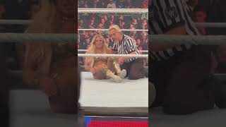 Charlotte Flair suffers knee injury at WWE SmackDown [upl. by Sapphira841]