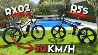 JE TESTE 2 VÉLOS ÉLECTRIQUES SURPUISSANT  56 KMH  RIDE66 ✔️ FR [upl. by Goff]