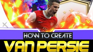 FIFA 22  VIRTUAL PRO LOOKALIKE TUTORIAL  Robin van Persie [upl. by Leon154]