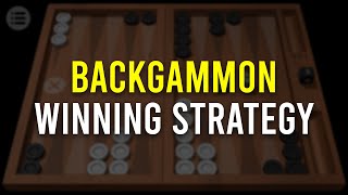 Backgammon Strategies to win  Backgammon game  Backgammon bearing off [upl. by Shannen]