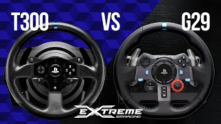 Thrustmaster T300 vs Logitech G29 GANDI NA EXTREME [upl. by Franzen]