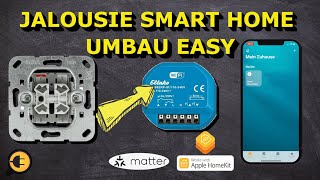 Smart Home Jalousie Rolladensteuerung nachrüsten Eltako Rollo Beschattungsaktor ESB62NP Anleitung [upl. by Vlad278]