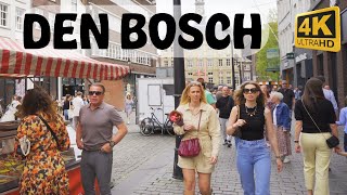 Discovering Den Bosch 4K HDR Walking Tour of City Center [upl. by Grous]