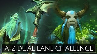 Dota 2 AZ Dual Lane Challenge  Natures Prophet and Necrophos [upl. by Gustavo832]