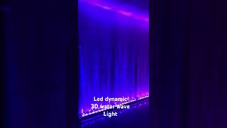 3D led water wave light  led wall washer light  led  ledliving room decor light  hotel hall [upl. by Laaspere702]