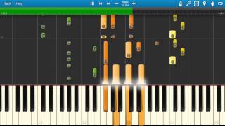 The Love Boat  Theme Tune  Synthesia Cover  Piano Tutorial [upl. by Tebor315]