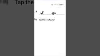 Tap The Dino to Play Level 1 status video gaming [upl. by Coppola]