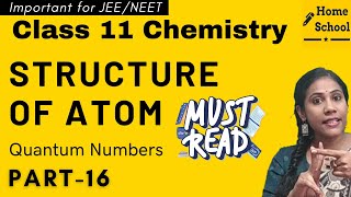 Quantum numbers  Structure of atom  class11  Part 16 [upl. by Deer830]