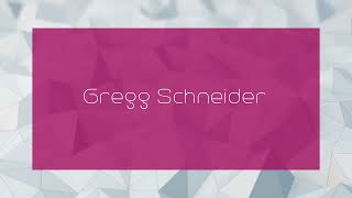 Gregg Schneider  appearance [upl. by Cheatham]