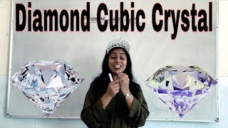 Diamond Cubic Crystal CMP1  Genius Physics by Dr Divya Jyoti Chawla [upl. by Parrott]