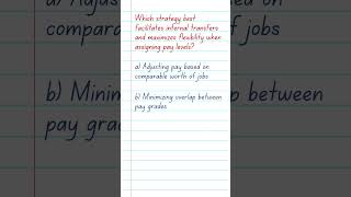 Day 5 of One SHRM Practice a Day Until Your Exam shrm hrsummit hrmentorship knowledgequestions [upl. by Romelle887]