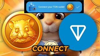 Connect TON Wallet With Hamster Kombat Token Airdrop [upl. by Alarise]