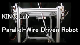 ParallelWire Driven Robot 5 DOF using 6 wires Eng ver1 [upl. by Hanson]