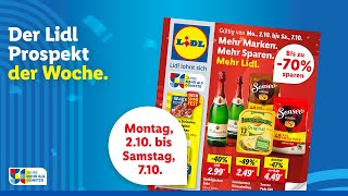 Der Lidl Prospekt der Woche  Angebote von Montag 0210 bis Samstag 0710 [upl. by Eedoj]