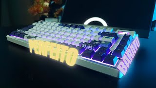 MELHOR TECLADO PARA COMPRAR NA BLACKFRIDAY Review Womier XVX Sk80 do Aliexpress [upl. by Medrek880]