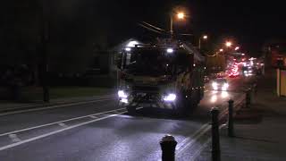 KE12A1 Scania P320 fire engine returning to Naas fire station [upl. by Jamieson]