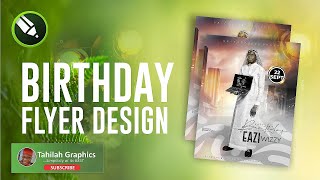 Design a STUNNING Birthday Flyer in Minutes [upl. by Sirromed]