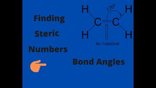 How to find steric numbers and hybridization state geometry and bond angle [upl. by Taddeo867]