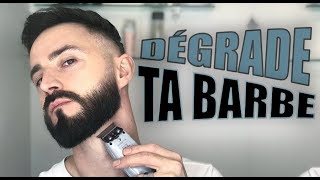 Comment tailler sa barbe en dégradé facilement [upl. by Ainerbas]