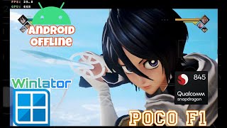 Jump Force Windows On Android  Winlator Glibc Amod  Pocophone F1 845Setting [upl. by Rexanne]