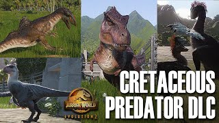 NEW Cretaceous Predator DLC  ANIMATIONS amp SKINS FULL SHOWCASE [upl. by Crabb]