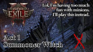 【 Path of Exile 2 Early Access 】 Act 1 Summoner Witch Swapping from Mercenary [upl. by Xonel]