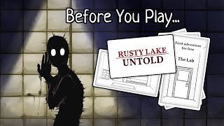 Setting Up The Table  Before You Play Rusty Lake Untold The Lab [upl. by Sanjiv376]