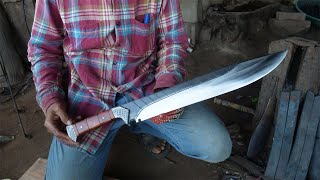 KNIFE MAKING  HOW TO MAKE A CUTE KNIFE BY A TOP LEVEL BLACKSMITH [upl. by Limaj]