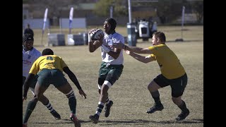 Action packed school rugby between Hangklip and Burgersdorp High  in Queenstown South Africa [upl. by Ravahs]