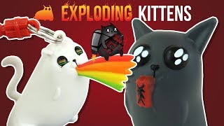 Exploding Kittens Game SquishMe amp Backpack Hangers Full Case Unboxing and Full Set [upl. by Notanhoj]