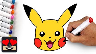 How To Draw Pikachu for Beginners [upl. by Neural794]