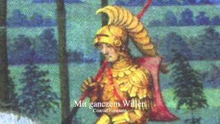 15th c Germany  Conrad Paumann  Mit ganczem Willen [upl. by Llecram430]