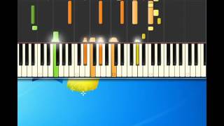 Barry Manilow Copacabana Piano tutorial by Synthesia [upl. by Barfuss]