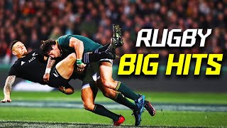 Rugbys Biggest Hits  Run It Straight Moments [upl. by Annayk]