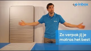 Beste Manier Voor Het Inpakken Van Je Matras  Inbox Storage [upl. by Ynffit]