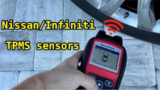 Nissan amp Infiniti Tire Pressure Sensors Programming Instructions [upl. by Zerla]