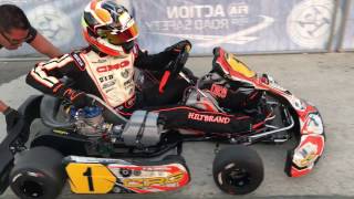 CIKFIA World Champs OK Bahrain pitstop free practice [upl. by Higbee]