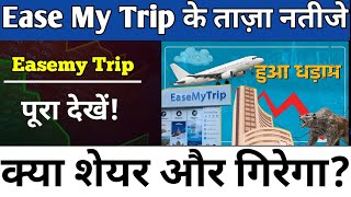 EASEMY TRIP SHARE LATEST NEWS  क्या शेयर और गिरेगा easemytrip [upl. by Dimitris]